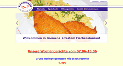 Desktop Screenshot of fischrestaurant-knurrhahn.de